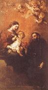 Bartolome Esteban Murillo St. Augustine and Our Lady and Son Spain oil painting artist